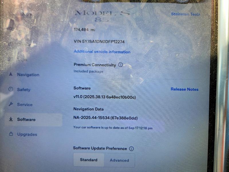 Продажа на аукционе авто 2013 Tesla Model S, vin: 5YJSA1DN0DFP12274, номер лота: 70116406