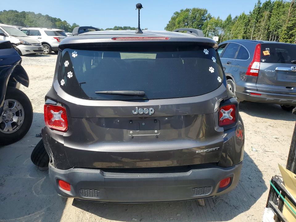 68953716 :رقم المزاد ، ZACCJAAT9GPD86575 vin ، 2016 Jeep Renegade مزاد بيع