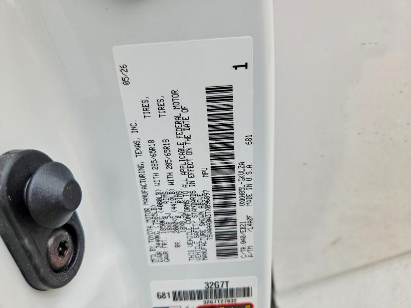Продаж на аукціоні авто 2026 Toyota Sequoia, vin: 7SVAAABA3TX096897, номер лоту: 67285196