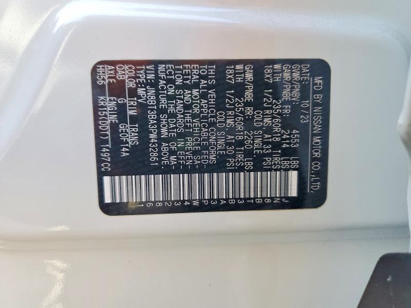 Продажа на аукционе авто 2023 Nissan Rogue, vin: JN8BT3BA3PW432861, номер лота: 67658016