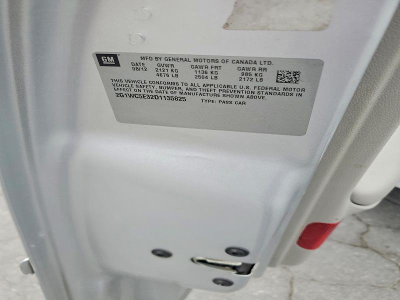 2013 Chevrolet Impala მანქანა იყიდება აუქციონზე, vin: 2G1WC5E32D1135825, აუქციონის ნომერი: 69918056