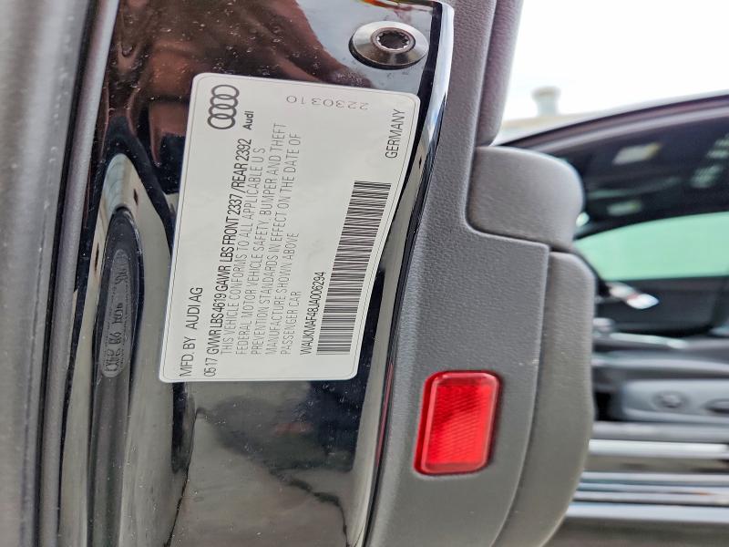 Продажа на аукционе авто 2018 Audi A4, vin: WAUKMAF48JA006294, номер лота: 68935426