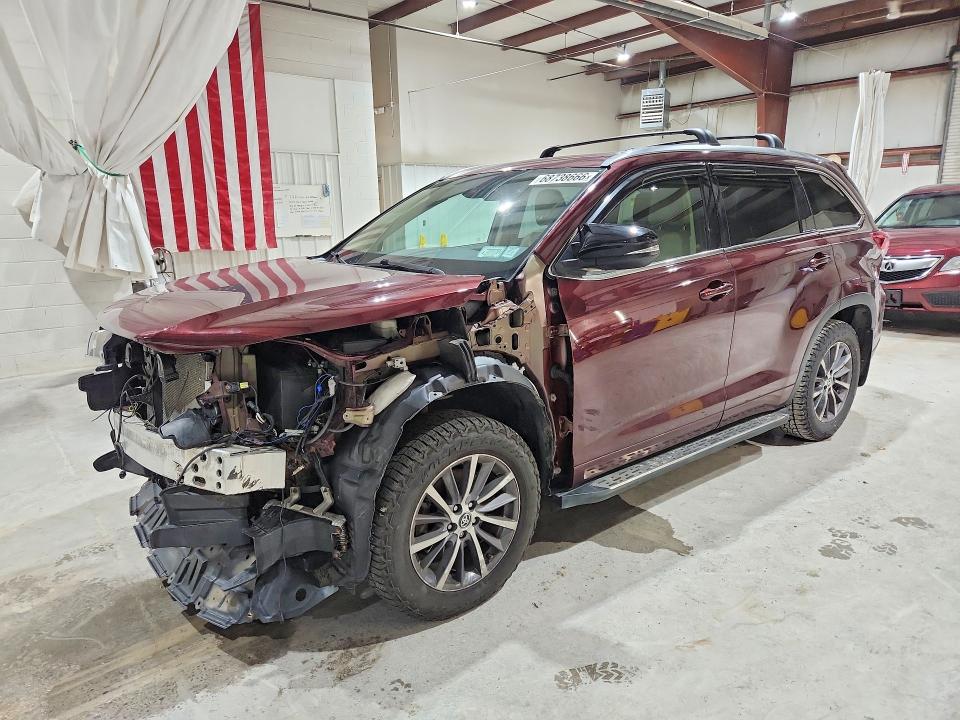 Aukcja sprzedaży 2018 Toyota Highlander, vin: 5TDJZRFH6JS812123, numer aukcji: 68738666