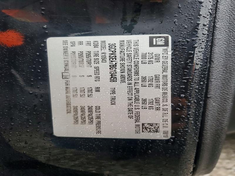Продаж на аукціоні авто 2011 Chevrolet Silverado, vin: 3GCPKSEA7BG134458, номер лоту: 69444446