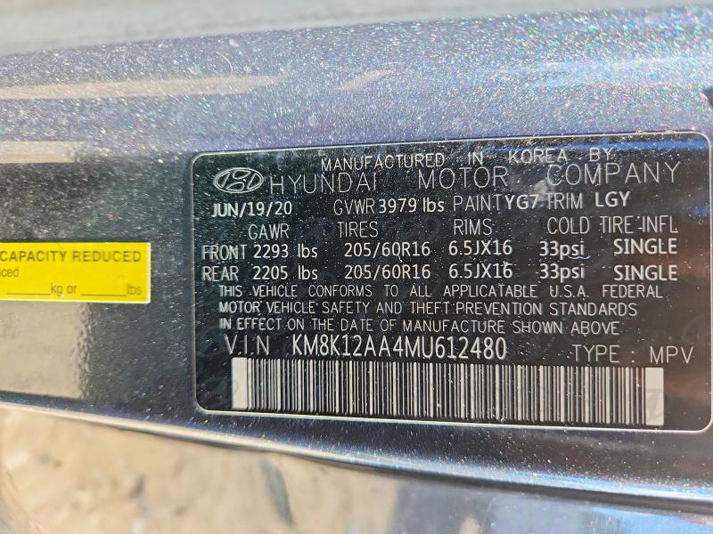 Продажа на аукционе авто 2021 Hyundai Kona, vin: KM8K12AA4MU612480, номер лота: 67939146