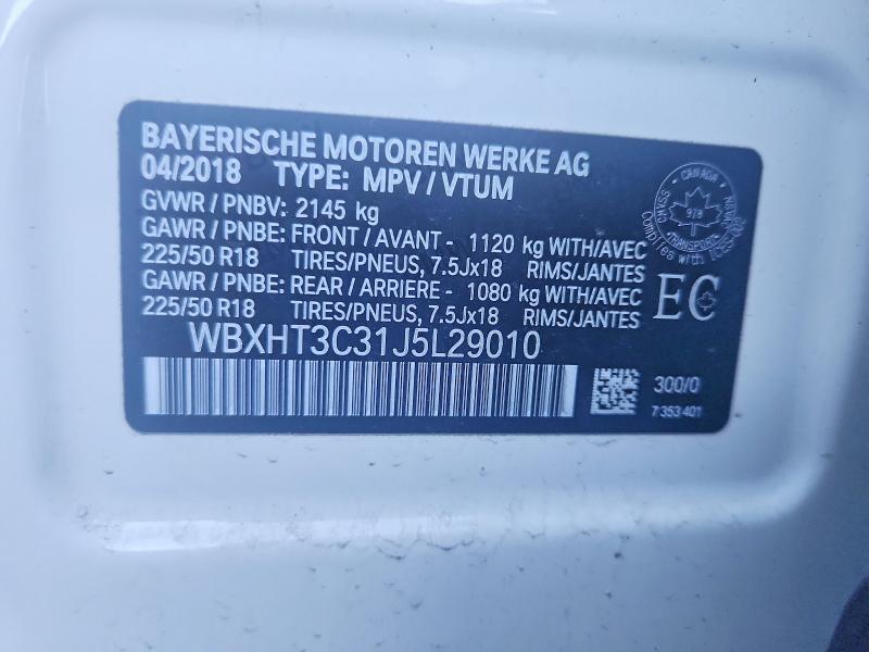 Продаж на аукціоні авто 2018 Bmw X1, vin: WBXHT3C31J5L29010, номер лоту: 67797106