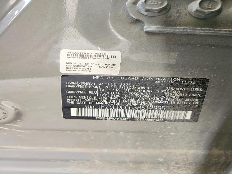 Aukcja sprzedaży 2025 Subaru Forester, vin: JF2SLDBC6SH512995, numer aukcji: 68185366