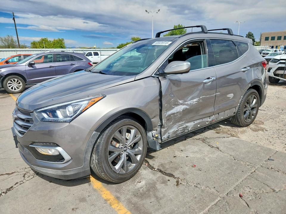 2017 Hyundai Santa Fe Sport მანქანა იყიდება აუქციონზე, vin: 5XYZWDLA7HG413301, აუქციონის ნომერი: 68026916
