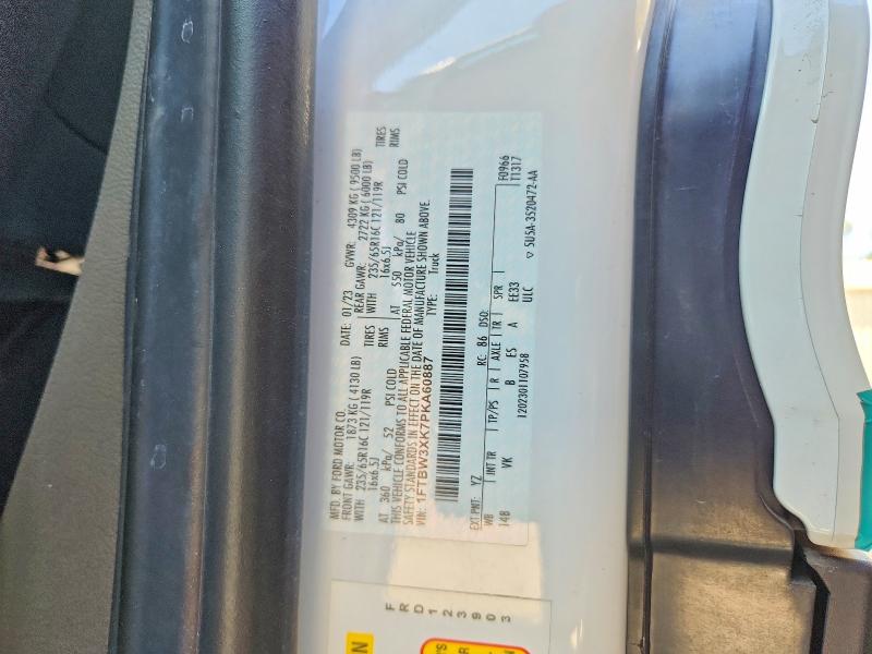 69206186 :رقم المزاد ، 1FTBW3XK7PKA60887 vin ، 2023 Ford Transit مزاد بيع