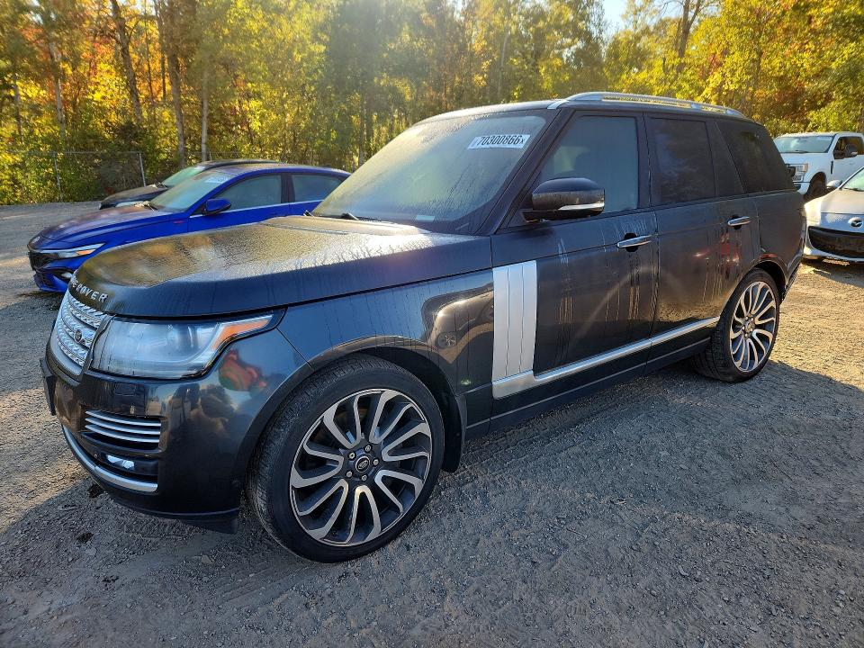 2013 Land Rover Range Rover მანქანა იყიდება აუქციონზე, vin: SALGV2EFXDA107896, აუქციონის ნომერი: 70300866