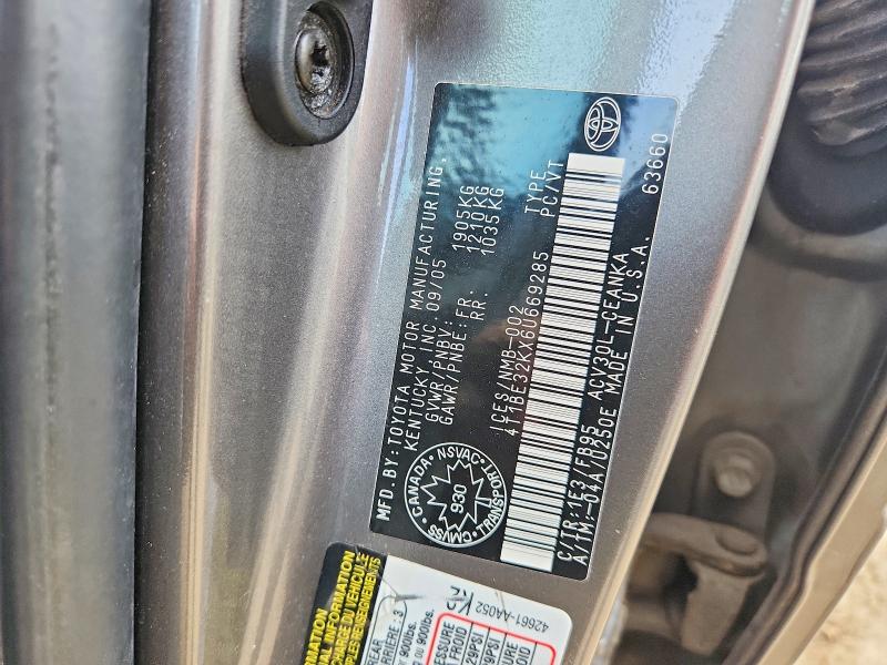 Продаж на аукціоні авто 2006 Toyota Camry, vin: 4T1BE32KX6U669285, номер лоту: 70647366