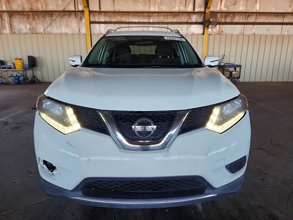 2016 Nissan Rogue მანქანა იყიდება აუქციონზე, vin: KNMAT2MT8GP710468, აუქციონის ნომერი: 70367116