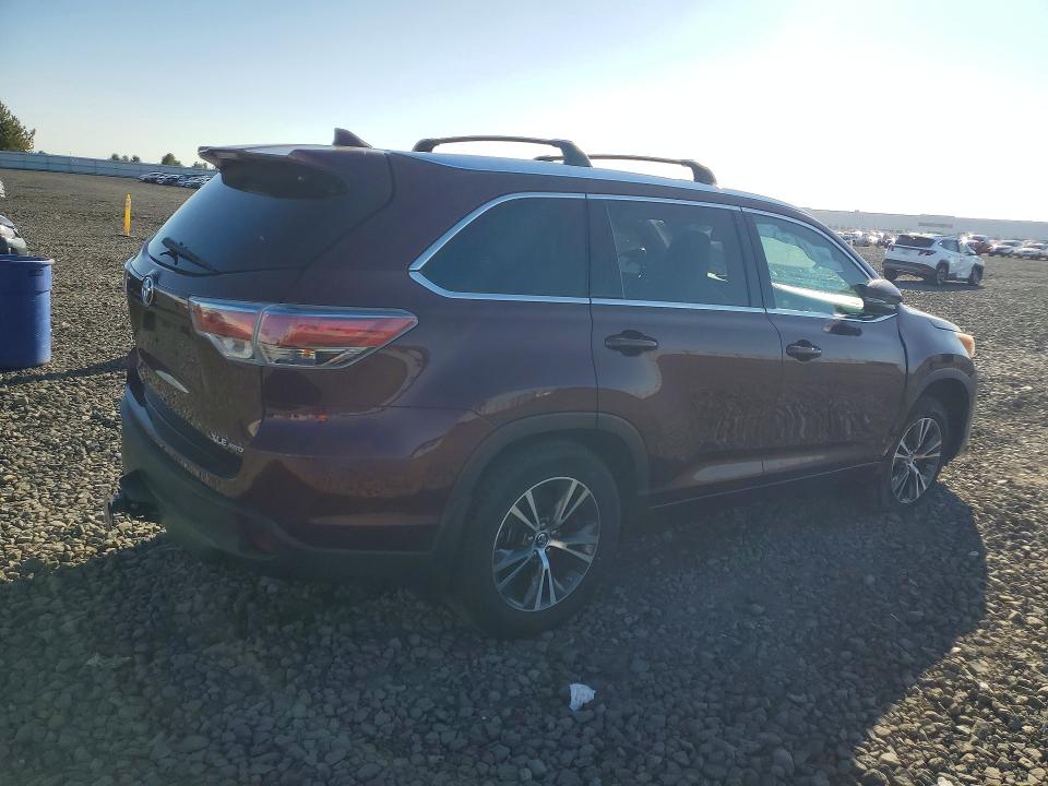 Auction sale of the 2016 Toyota Highlander, vin: 5TDJKRFH9GS296501, lot number: 69059396