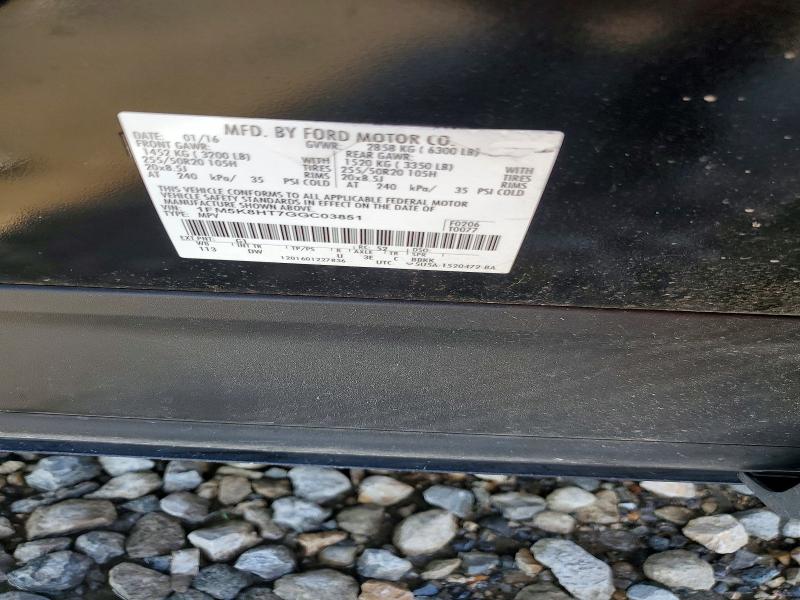 2016 Ford Explorer მანქანა იყიდება აუქციონზე, vin: 1FM5K8HT7GGC03851, აუქციონის ნომერი: 68915376