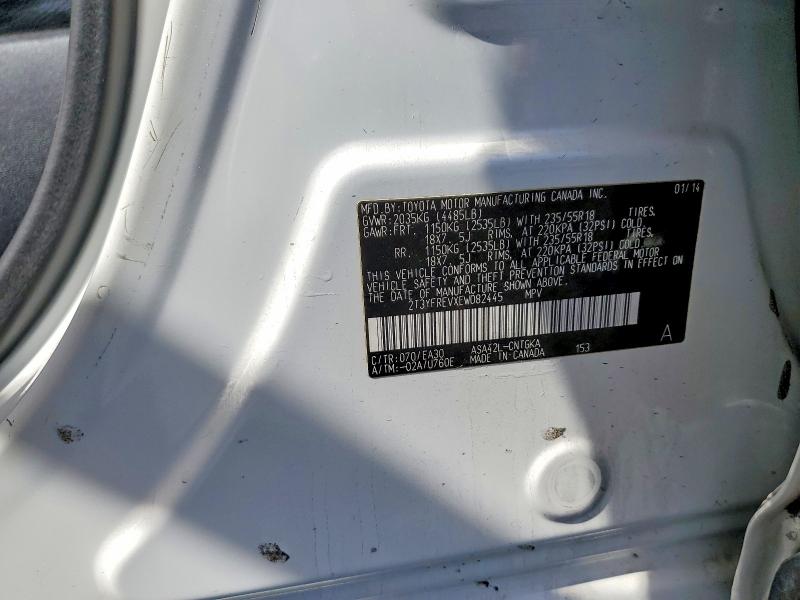 2014 Toyota Rav4 მანქანა იყიდება აუქციონზე, vin: 2T3YFREVXEW082445, აუქციონის ნომერი: 68936126