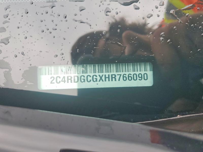 68449576 :رقم المزاد ، 2C4RDGCGXHR766090 vin ، 2017 Dodge Grand Caravan مزاد بيع