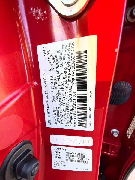 2018 Acura Tlx მანქანა იყიდება აუქციონზე, vin: 19UUB1F32JA011064, აუქციონის ნომერი: 69438566