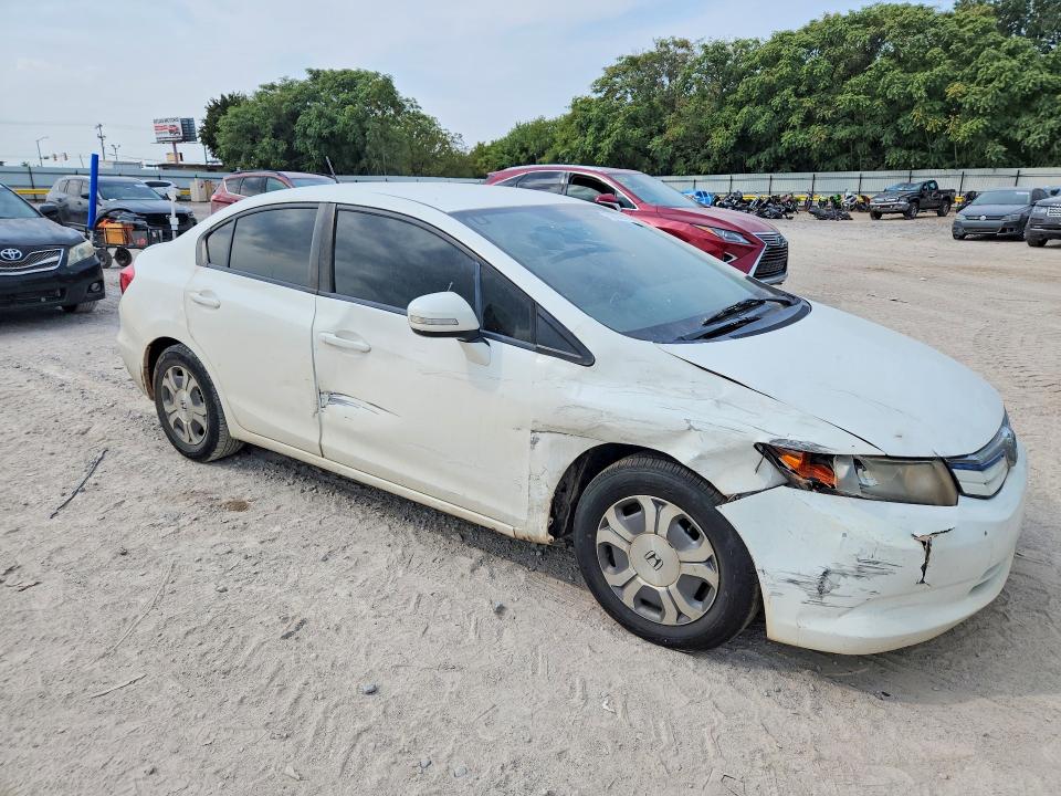 Продажа на аукционе авто 2012 Honda Civic Hyb 4d L, vin: JHMFB4F31CS007298, номер лота: 70632616