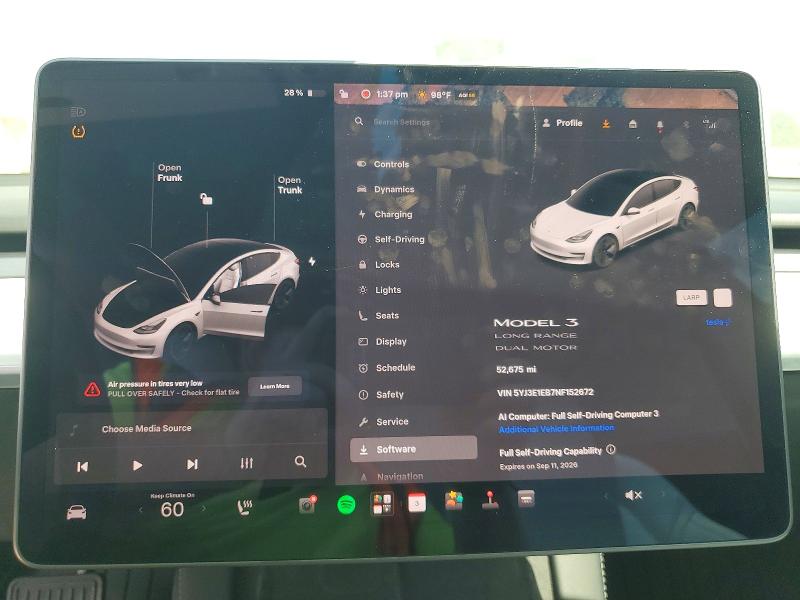 Продаж на аукціоні авто 2022 Tesla Model 3, vin: 5YJ3E1EB7NF152672, номер лоту: 67501736
