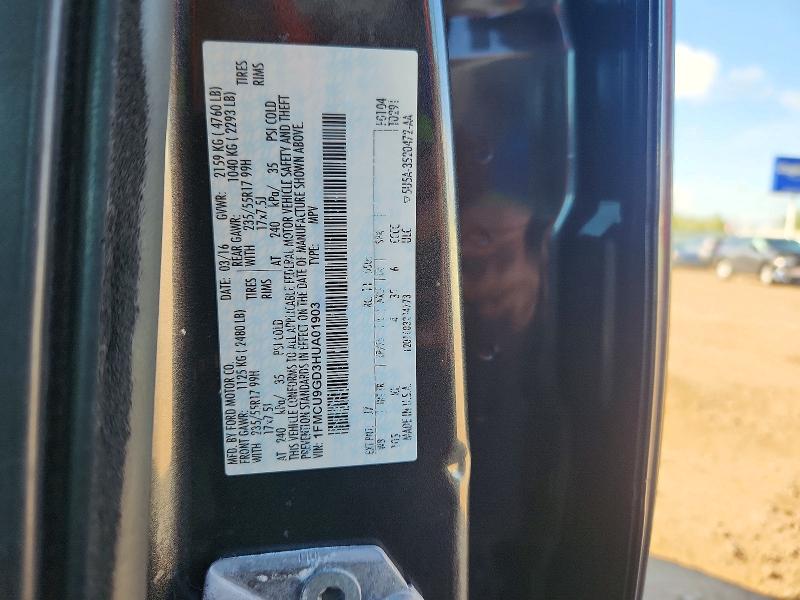 Продажа на аукционе авто 2017 Ford Escape, vin: 1FMCU9GD3HUA01903, номер лота: 67351046