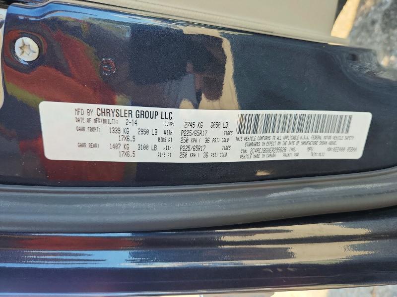 Aukcja sprzedaży 2014 Chrysler Town & Country, vin: 2C4RC1BG0ER295628, numer aukcji: 68685436