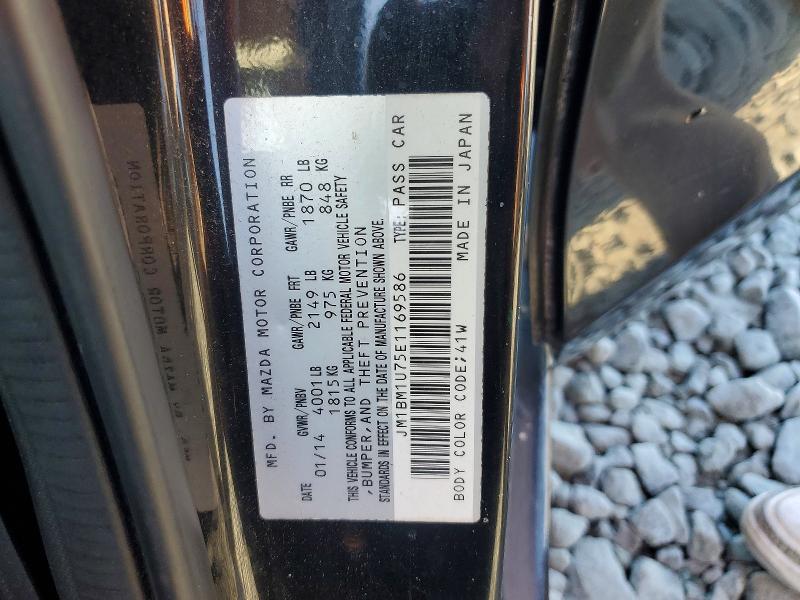 70449986 :رقم المزاد ، JM1BM1U75E1169586 vin ، 2014 Mazda 3 مزاد بيع