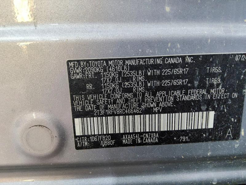 Aukcja sprzedaży 2024 Toyota Rav4, vin: 2T3F1RFV8RC466462, numer aukcji: 69007406