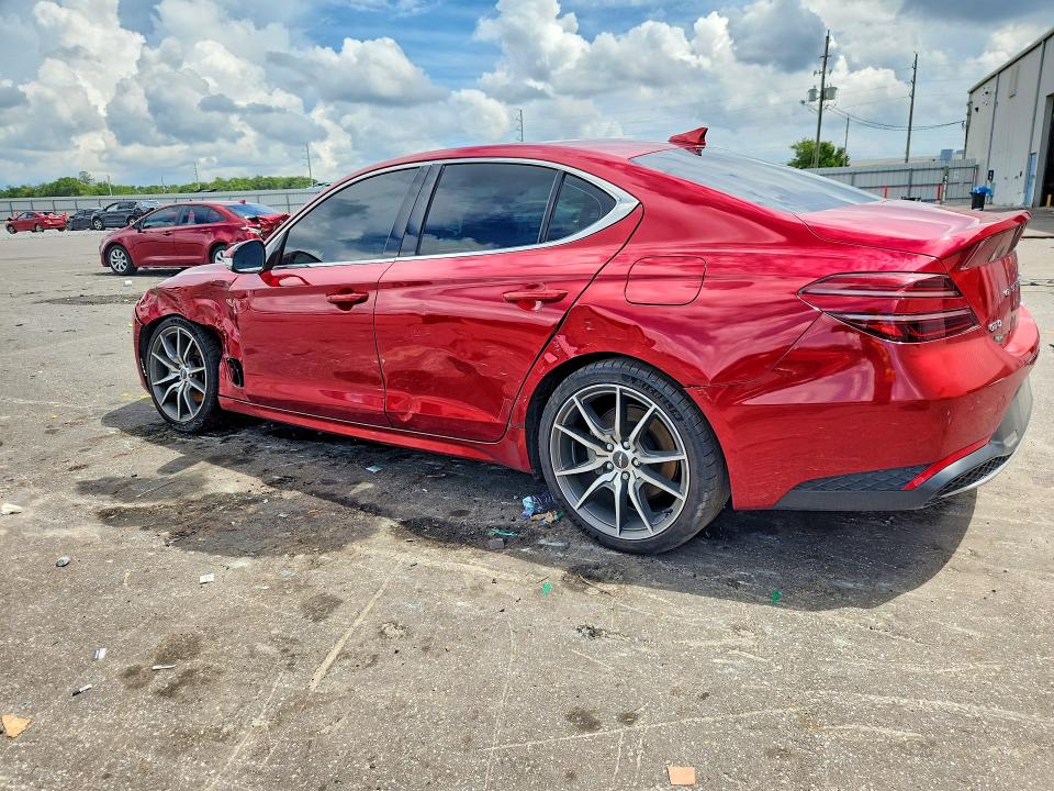 2022 Genesis G70 მანქანა იყიდება აუქციონზე, vin: KMTG34TA3NU089131, აუქციონის ნომერი: 67971236