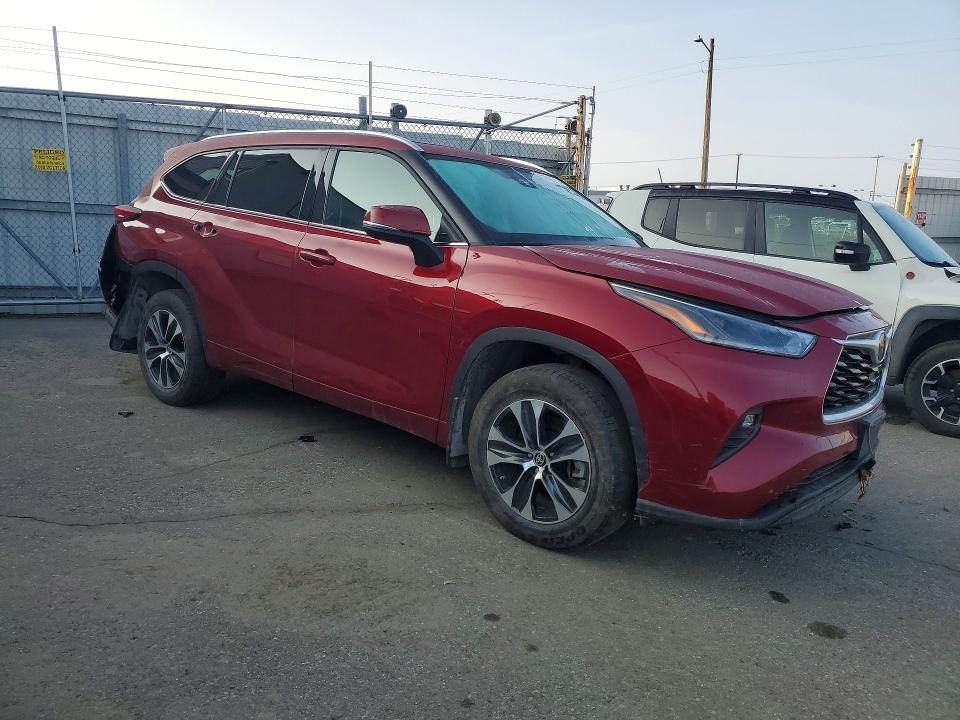 67029306 :رقم المزاد ، 5TDGZRBHXMS547257 vin ، 2021 Toyota Highlander مزاد بيع
