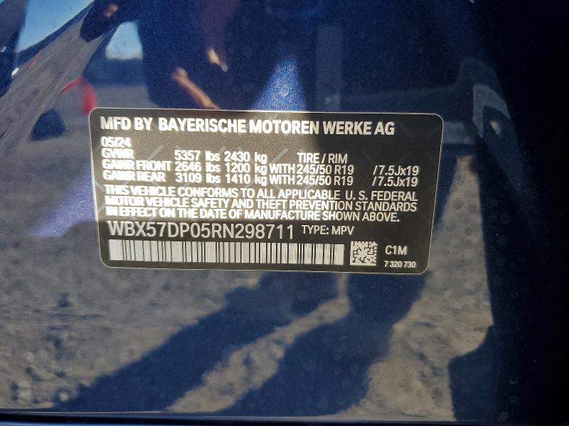 Продаж на аукціоні авто 2024 Bmw X3, vin: WBX57DP05RN298711, номер лоту: 69909156