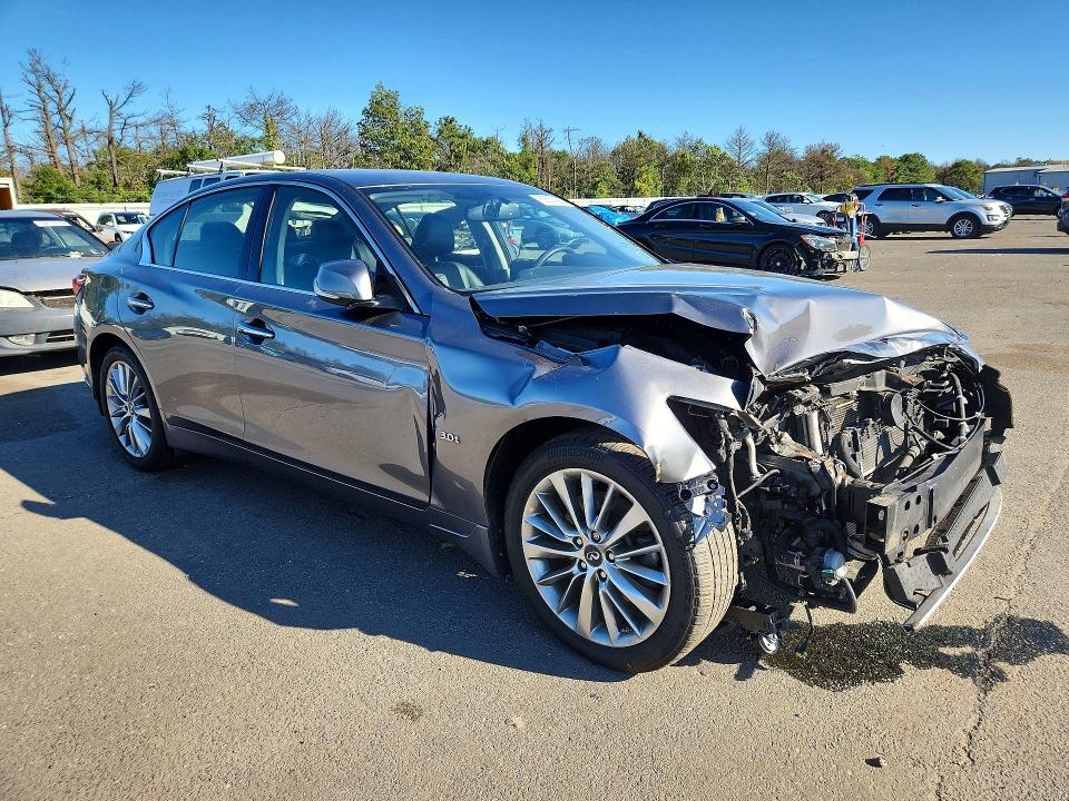 2018 Infiniti Q50 მანქანა იყიდება აუქციონზე, vin: JN1EV7AR0JM436986, აუქციონის ნომერი: 68501906