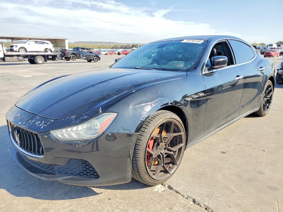 Продажа на аукционе авто 2016 Maserati Ghibli, vin: ZAM57RSAXG1173553, номер лота: 70738156