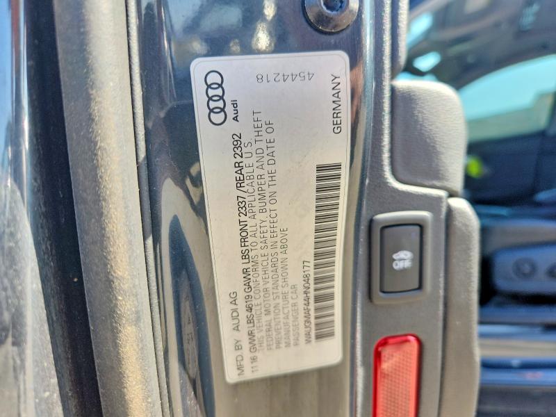 Aukcja sprzedaży 2017 Audi A4, vin: WAUGMAF44HN048177, numer aukcji: 68999496
