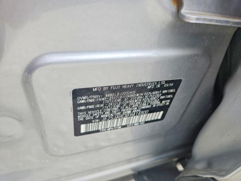 Продажа на аукционе авто 2015 Subaru Forester, vin: JF2SJAHCXFH414800, номер лота: 69330596