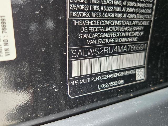 70371446 :رقم المزاد ، SALWS2RU4MA766991 vin ، 2021 Land Rover Range Rover Sport مزاد بيع