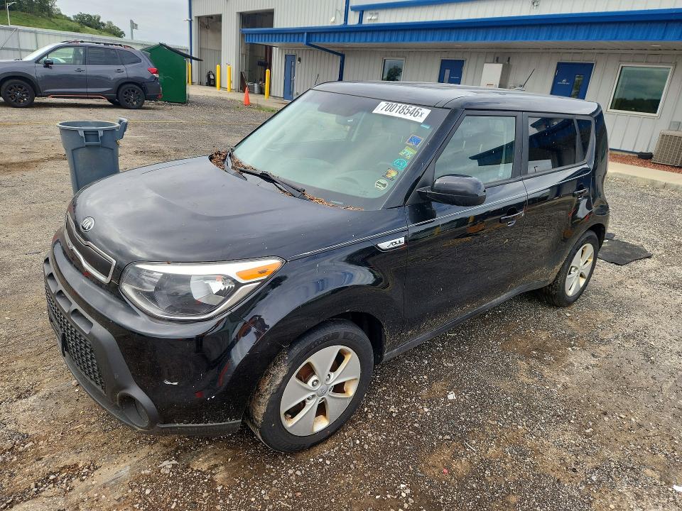 2015 Kia Soul მანქანა იყიდება აუქციონზე, vin: KNDJN2A24F7764354, აუქციონის ნომერი: 70018546