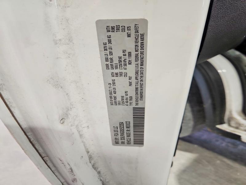 Auction sale of the 2025 Ram Promaster 1500, vin: 3C6LRVAG0SE523354, lot number: 70728666