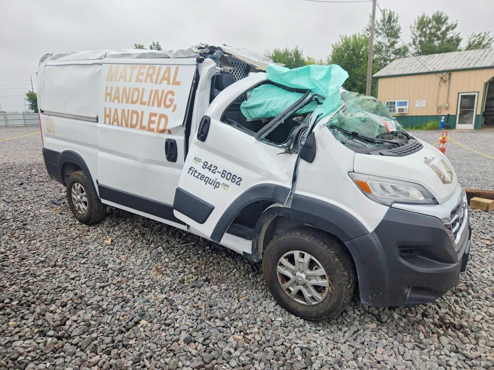 69192336 :رقم المزاد ، 3C6LRVAGXRE112053 vin ، 2024 Ram Promaster 1500 مزاد بيع