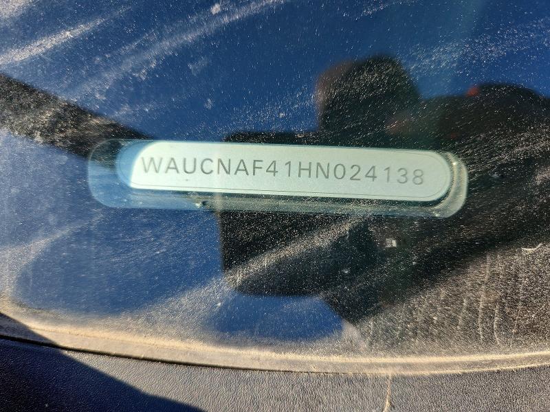 68194396 :رقم المزاد ، WAUCNAF41HN024138 vin ، 2017 Audi A4 مزاد بيع