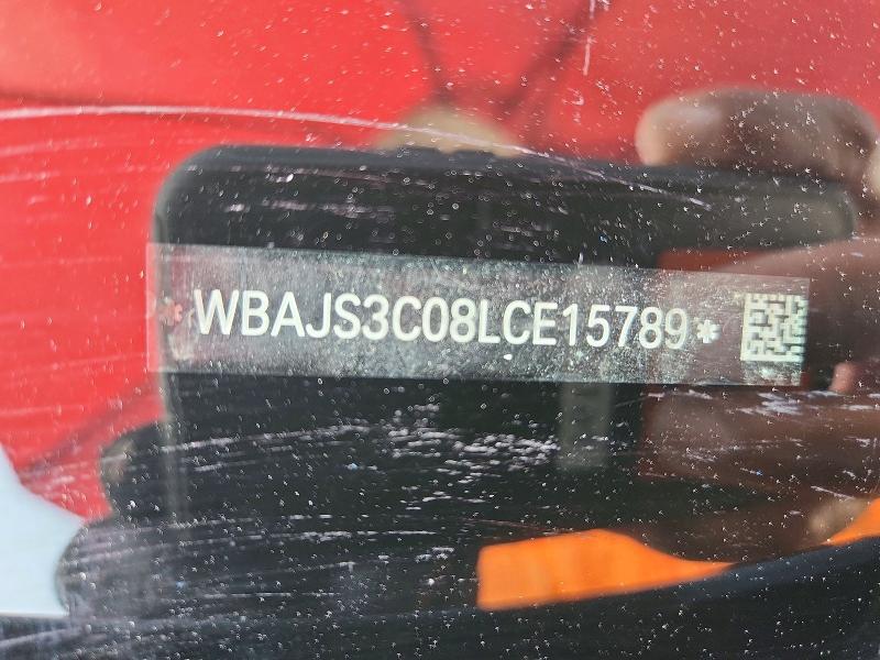 2020 Bmw 540 მანქანა იყიდება აუქციონზე, vin: WBAJS3C08LCE15789, აუქციონის ნომერი: 68005876