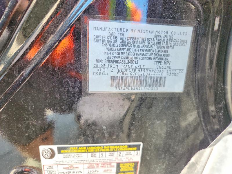 Продажа на аукционе авто 2025 Nissan Kicks, vin: 3N8AP6DA8SL340013, номер лота: 66701826