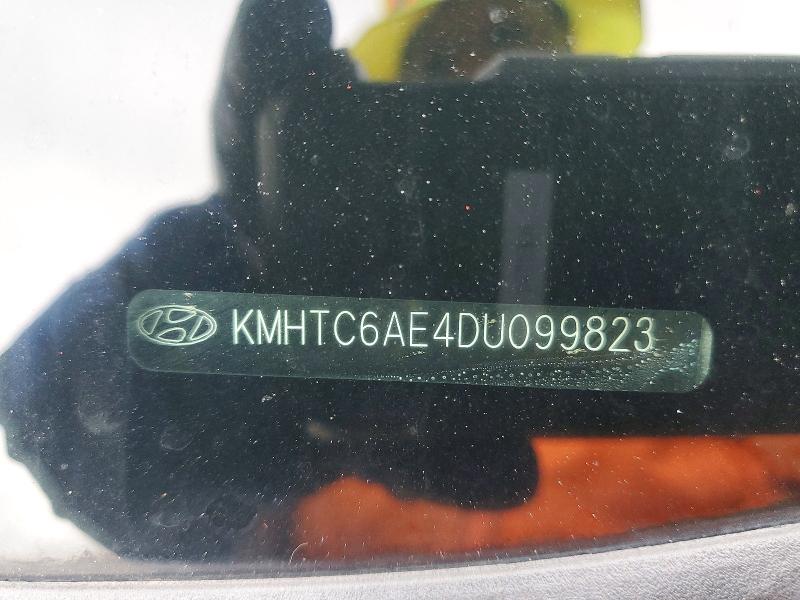 2013 Hyundai Veloster მანქანა იყიდება აუქციონზე, vin: KMHTC6AE4DU099823, აუქციონის ნომერი: 70328436