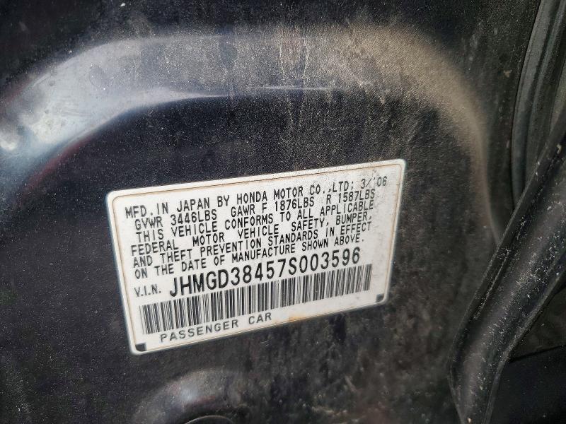 Продаж на аукціоні авто 2007 Honda Fit, vin: JHMGD38457S003596, номер лоту: 70525466