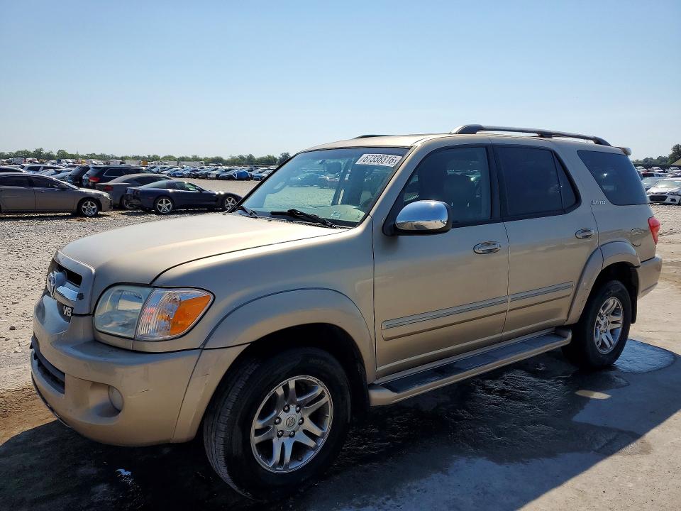 2007 Toyota Sequoia მანქანა იყიდება აუქციონზე, vin: 5TDBT48A67S288814, აუქციონის ნომერი: 67338316