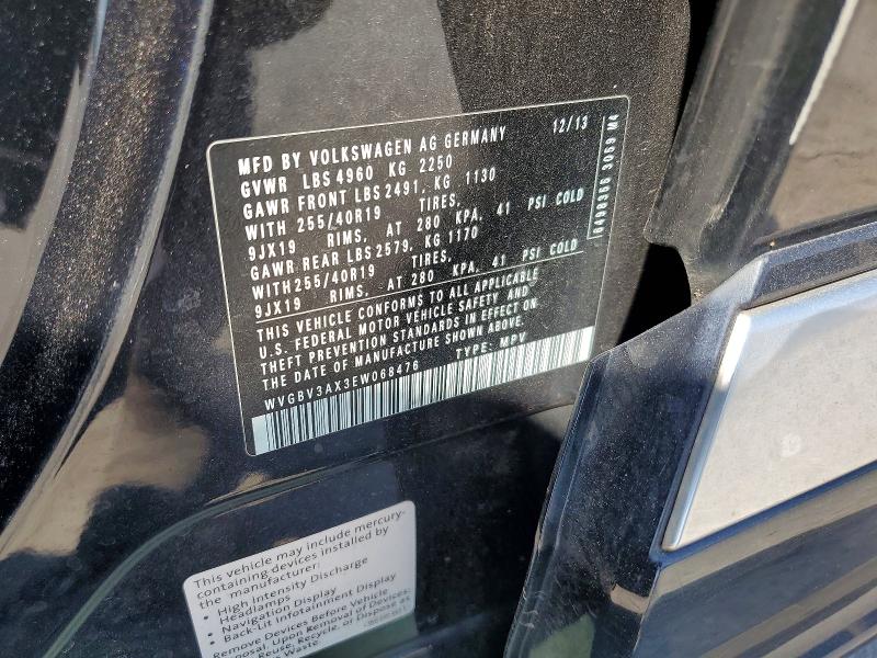 Продажа на аукционе авто 2014 Volkswagen Tiguan, vin: WVGBV3AX3EW068476, номер лота: 68380186