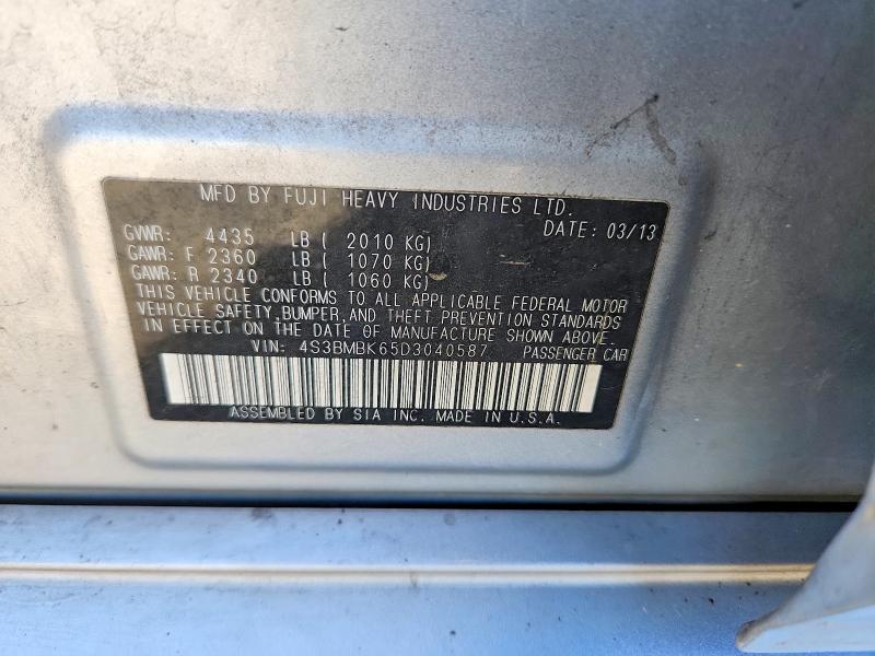 Продажа на аукционе авто 2013 Subaru Legacy, vin: 4S3BMBK65D3040587, номер лота: 68165876