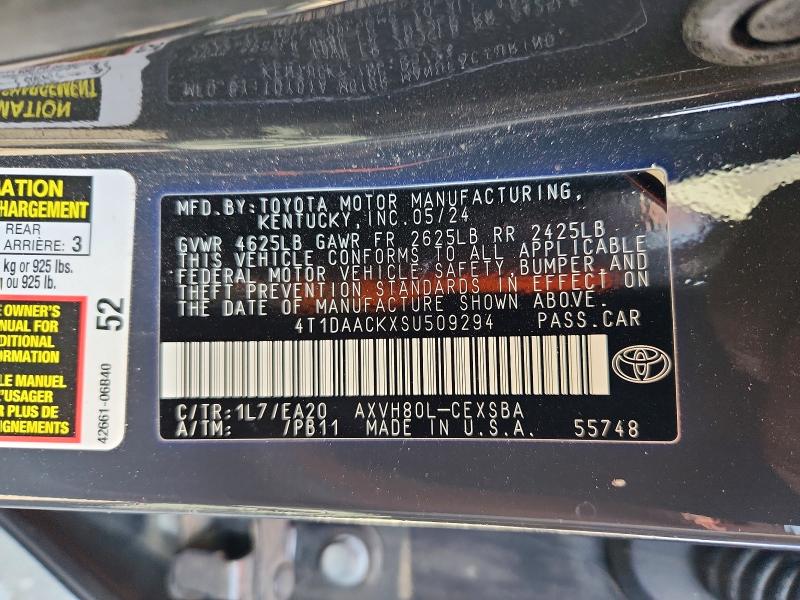 Продажа на аукционе авто 2025 Toyota Camry, vin: 4T1DAACKXSU509294, номер лота: 70074516
