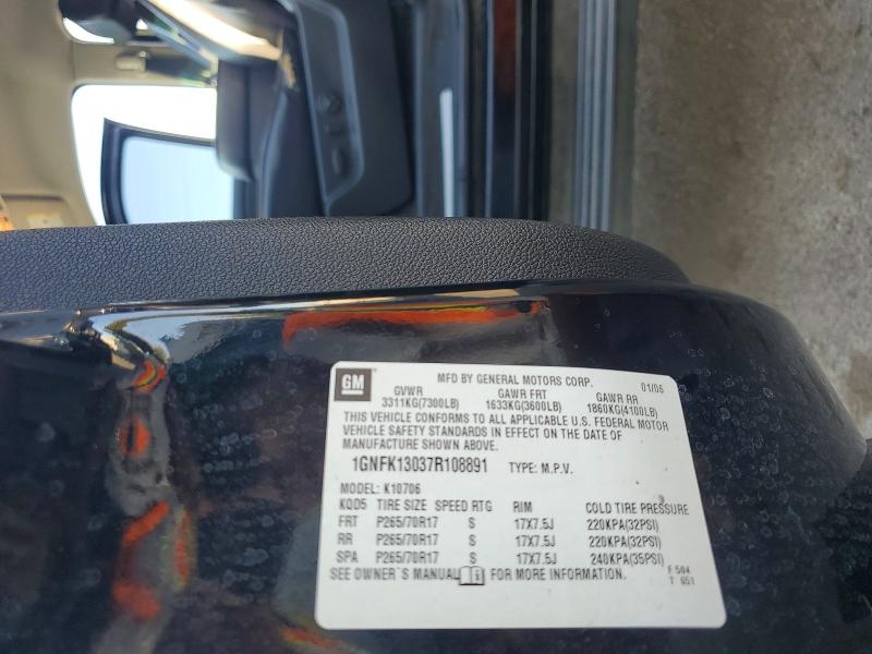 Продажа на аукционе авто 2007 Chevrolet Tahoe, vin: 1GNFK13037R108891, номер лота: 70364266