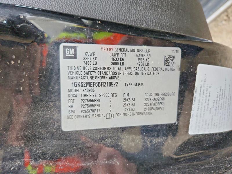 Auction sale of the 2011 Gmc Yukon Xl, vin: 1GKS2MEF6BR210922, lot number: 68498466
