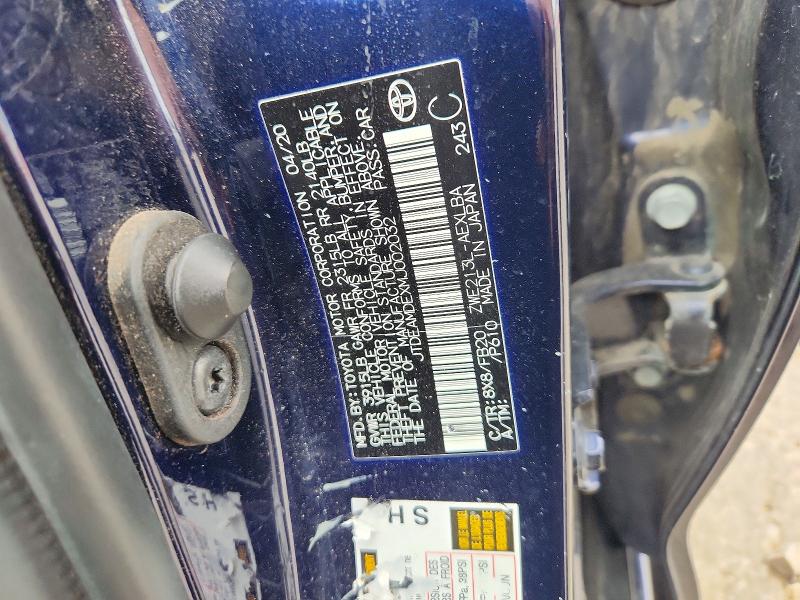 Продаж на аукціоні авто 2021 Toyota Corolla, vin: JTDEAMDEXMJ002032, номер лоту: 69915406